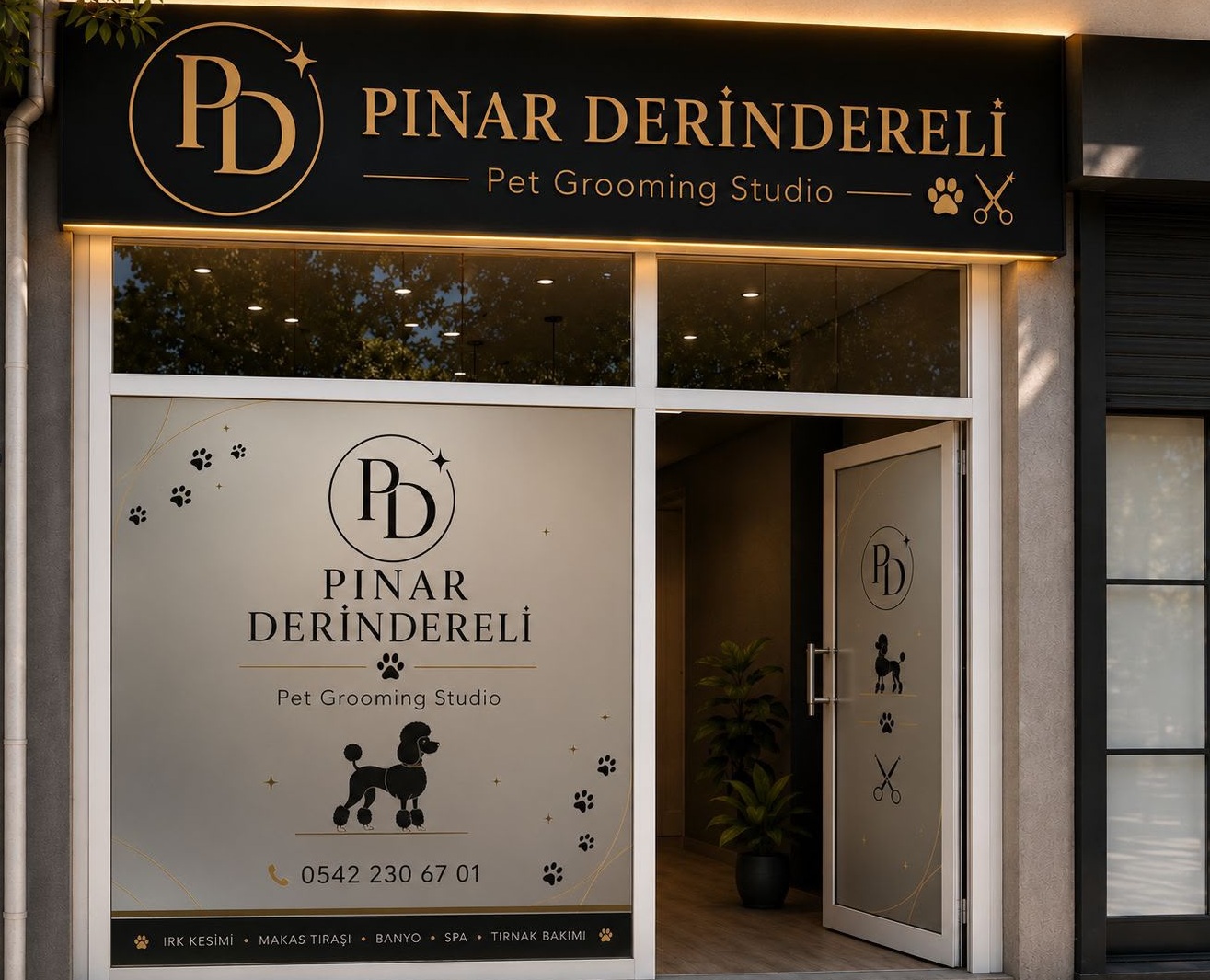 Pınar Derindereli Pet Grooming Studio Bayraklı dış cephe görünümü